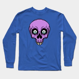 Purple Skull Long Sleeve T-Shirt